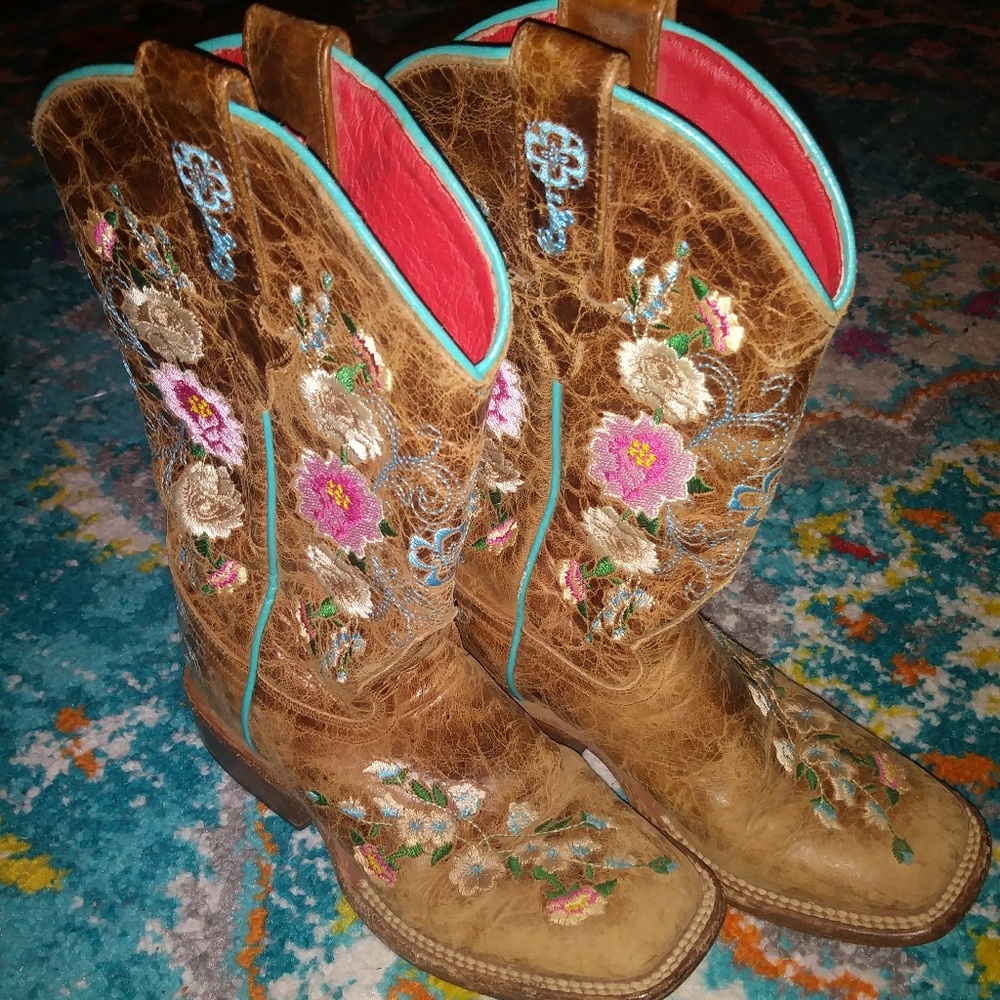 Macie Bean Cowboy Boots Girl's